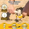 Diggo Dog Stake Beach Anchor - Dog Beach Essentials for All Dog Sizes - Unique 360 Head Rotating Combination Beach Lock System, Heavy Duty Tie Out Stake, Umbrella Sand Anchor, Designed for The Beach view 4