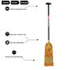 Z&J SPORT Dragon Boat Paddle Full Carbon Fiber with T Handle, IDBF Approved Paddle with Graphics for Dragon Boat(YM288,48") view 2