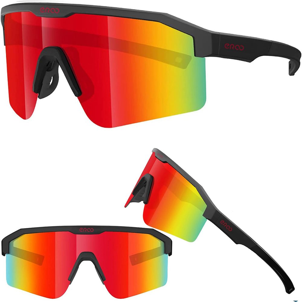 ER00 Eazyrun Polarized Small Sport Sunglasses for Youth Women Kids, Baseball Cycling Running MTB Softball Padel Beach Volleyball Sports F2
