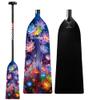 Z&J SPORT Dragon Boat Paddle Full Carbon Fiber with T Handle, IDBF Approved Paddle with Graphics for Dragon Boat (OV14,48") view 1