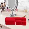 Cabilock 4pcs Red Jewelry Boxes Jewelry Organizer for Bracelets Necklaces and for Home Storage and Giving view 3