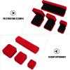 Cabilock 4pcs Red Jewelry Boxes Jewelry Organizer for Bracelets Necklaces and for Home Storage and Giving view 4