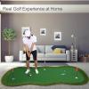 Chriiena Golf Putting Green, Practice Putting Green Mat, Large Professional Golfing Training Mat for Indoor Outdoor (Putting green-5X10ft) view 2