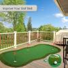 Chriiena Golf Putting Green, Practice Putting Green Mat, Large Professional Golfing Training Mat for Indoor Outdoor (Putting green-5X10ft) view 3