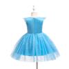 Weileenice Deep Sky Blue Flower Girl Dress Sparkle Tulle Little Girls Wedding Bridesmaid Party Pageant Evening Formal Ball Gown Kids Dance Photo Shoot Elegant Dresses Princess Gown 9-10 view 2