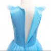 Weileenice Deep Sky Blue Flower Girl Dress Sparkle Tulle Little Girls Wedding Bridesmaid Party Pageant Evening Formal Ball Gown Kids Dance Photo Shoot Elegant Dresses Princess Gown 9-10 view 4