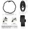 Bike Locks Heavy Duty Anti Theft Bicycle Lock Folding 4-Digit Level 6, Security Chain FoldyLock with Bracket, 2.8 FT Strong Foldable Lock view 2