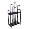 ZHFEISY Acrylic Golf Club Organizers Golf Club Display Golf Putter Rack view 1