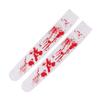 Halloween Costume Scary Bloody Long Stockings Carnival Horror Theme Party Cosplay Props Over Knee High Socks for Girls Women view 3
