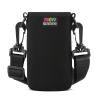 Nuovoware Water Bottle Carrier, Premium Neoprene Portable Insulated Water bottle Holder Bag 500ML with Adjustable Shoulder Strap Fit Stainless Steel & Plastic Bottles, Small Size, Black view 1
