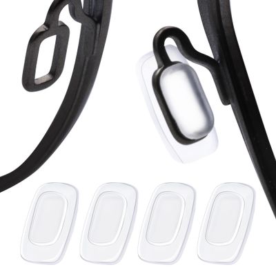 Betterun Clear Replacement 2 Pairs Nose Pads for Costa Del Mar South Point/Fernandina/Shipmaster/Ponce/Flagler/Wingman/Paloma/Piper/Peli/Cook/Tower/Wader