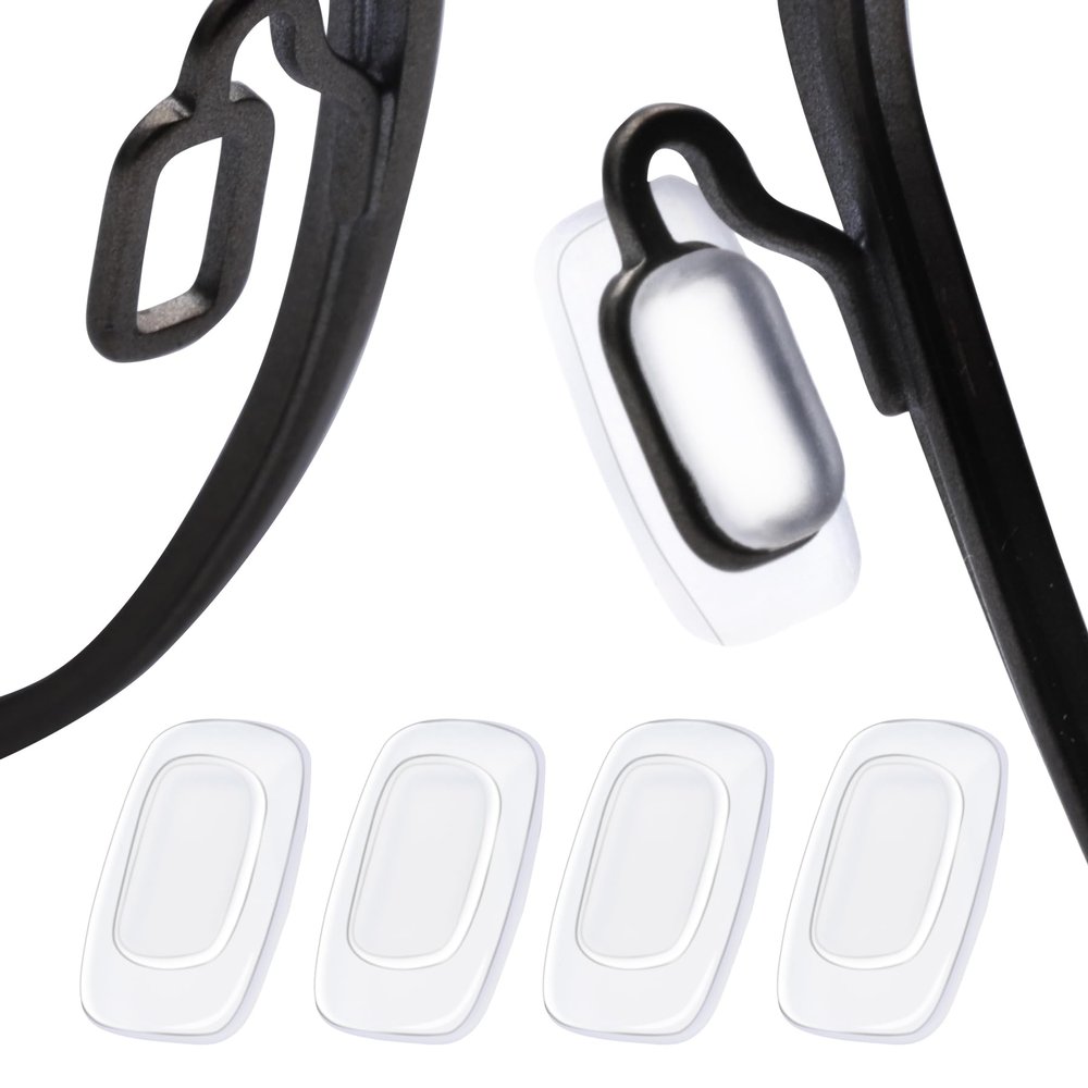 Betterun Clear Replacement 2 Pairs Nose Pads for Costa Del Mar South Point/Fernandina/Shipmaster/Ponce/Flagler/Wingman/Paloma/Piper/Peli/Cook/Tower/Wader