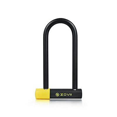 Alarm U Lock Anti Theft Carbide-Reinforced Steel 14mm 230mm Length U-bar Lock with Alarm Selection for Motorcycle Bike eBike Glass Door