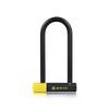 Alarm U Lock Anti Theft Carbide-Reinforced Steel 14mm 230mm Length U-bar Lock with Alarm Selection for Motorcycle Bike eBike Glass Door view 1