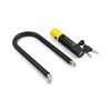 Alarm U Lock Anti Theft Carbide-Reinforced Steel 14mm 230mm Length U-bar Lock with Alarm Selection for Motorcycle Bike eBike Glass Door view 2