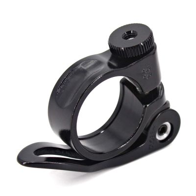 Bicycle Accessories 28.6/31.8/34.9mm Aluminum Bike Seatpost Clamp Quick Release Seat Post Tube Clip Bike Parts Seat Tube Clamp Seatpost Clamp Bike Parts (Color : 34.9mm clamp)