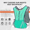INOXTO Hydration Vest Backpack,Lightweight Insulated Pack with 1.7L Water Bladder Bag Daypack for Hiking Trail Running Cycling Race Marathon for Women Men view 2