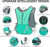 INOXTO Hydration Vest Backpack,Lightweight Insulated Pack with 1.7L Water Bladder Bag Daypack for Hiking Trail Running Cycling Race Marathon for Women Men view 3