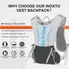 INOXTO Hydration Vest Backpack,Lightweight Insulated Pack with 1.6L Water Bladder Bag Daypack for Hiking Trail Running Cycling Race Marathon for Women Men view 2