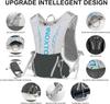 INOXTO Hydration Vest Backpack,Lightweight Insulated Pack with 1.6L Water Bladder Bag Daypack for Hiking Trail Running Cycling Race Marathon for Women Men view 3