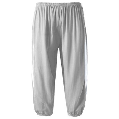 FEESHOW Kids Girls High Waist Elastic Waistband Cargo Pants Sport Casual Loose Jogger Pants Trousers for Hip Hop Jazz Grey 3-4 Years