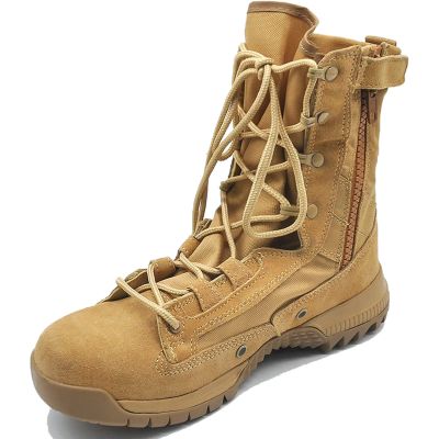 hongrenamz Mens Walking Boots High-top Non-Slip Trekking Shoes Hiking Shoes Non-Slip Outdoor Hiking Boots Brown-EU43/US9