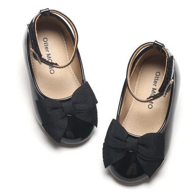 Otter MOMO Toddler/Little Girls Mary Jane Ballerina Flats Size 8 Shoes Slip-on School Party Dress Shoes