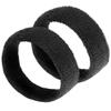 Gridiron Gladiator Football Arm & Bicep Bands - Sports Fan Wristbands (Football Style, Pair) - Black view 1