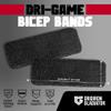 Gridiron Gladiator Football Arm & Bicep Bands - Sports Fan Wristbands (Football Style, Pair) - Black view 3