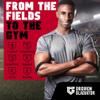 Gridiron Gladiator Football Arm & Bicep Bands - Sports Fan Wristbands (Football Style, Pair) - Black view 4