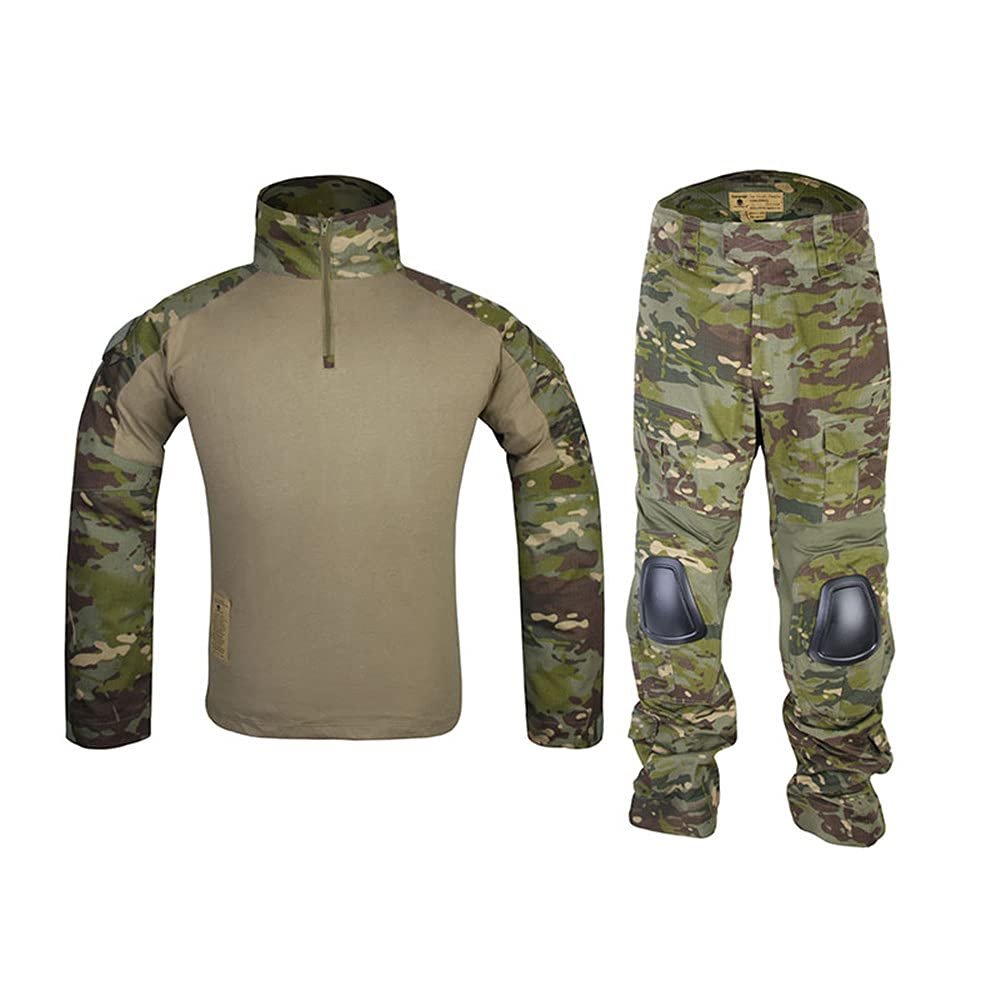 EMERSONGEAR Combat BDU G2 Uniform Set with Pads Tactical Suit and Pants
