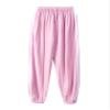 Freebily Kids Girls Athletic Sweatpants Elastic Waist Jogger Cargo Pants Stripes Side Print Casual Active Trousers Pink 5-6 Years view 2