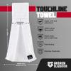 Gridiron Gladiator Cotton Football Towel - Absorbent Football Towels QB - Belt Loop for QB Gear - Sideline Essential - White - Small view 3