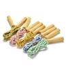 1pc Skipping Sports Rope Practice Speed Jump Training Strap with Wood Grip Handle Children Fitness Equipment 214cm Random Color view 4