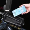 Bike Frame Bag EVA Waterproof Handlebar Bag,8.5inch phone super sensitive touch cycling bags for mtb road bike accessories view 4