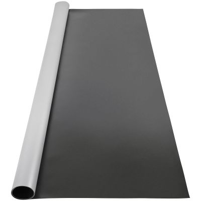 VEVOR Dance Floor 6.6x11.8ft, Portable Dance Floor Roll 0.06in Thick PVC Vinyl Dance Mat Black/Grey Reversible Marley Dance Practice Floor, Non-Slip Dance Flooring for Ballet Jazz Pop Lyrical Style