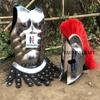 Nautical-Mart 300 Spartan Roman Medieval Muscle Armor Breastplate And Helmet With Red Plume view 2