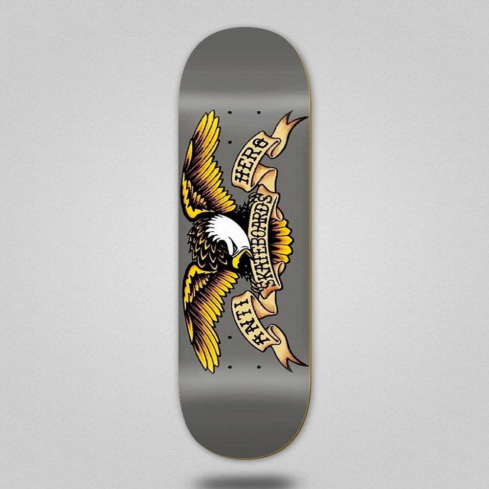 Anti Hero Skateboard Skateboard Deck Table AH Classic Eagle Grey 8.25