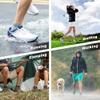 DRYMILE Active Waterproof Socks, Breathable Cushioned Running, Hiking, Winter Waterproof Socks for Men & Women - Ankle (X-Large, Grey/Red) view 2