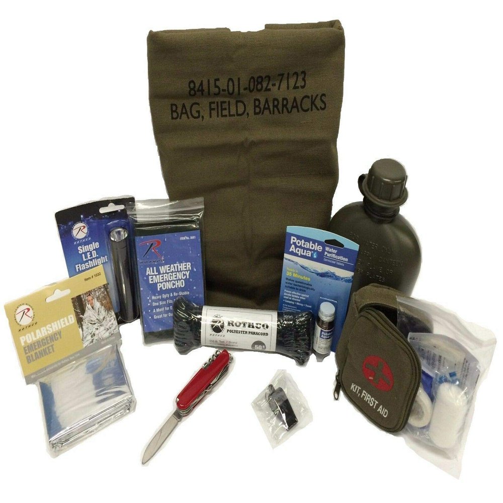 72 Hour Emergency Disaster Survival Kit - Zombie Apocalypse Prepper Bug Out Bag  E&D Shop