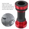 BB Bottom Bracket, Road Mountain Bike Bottom Bracket Kit, 68-73mm Aluminum Alloy BB Bottom Bracket Red view 3