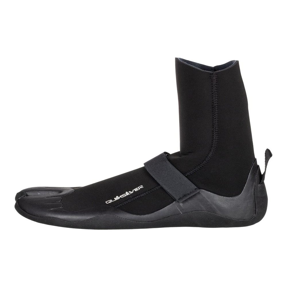 Quiksilver Mens 3mm Sessions Split Toe Surf Bootie - Black | 5