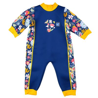 Splash About Warm in One Baby Wetsuit, Garden Delight, 6-12 Months