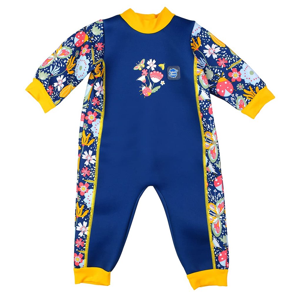 Splash About Warm in One Baby Wetsuit, Garden Delight, 6-12 Months
