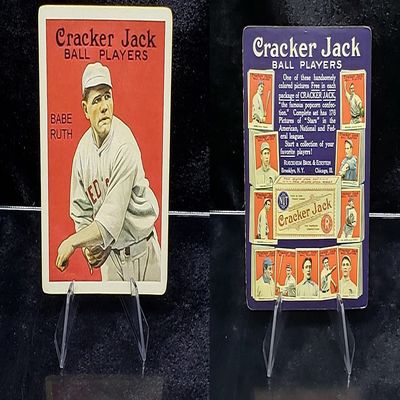 Babe Ruth Cracker Jack Baseball Print