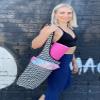 JupiterGear Yoga Mat Carrying Tote Bag with Large Pockets, A Zipper Pocket, With Space to Fit Most Size Mats view 2