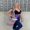 JupiterGear Yoga Mat Carrying Tote Bag with Large Pockets, A Zipper Pocket, With Space to Fit Most Size Mats view 2