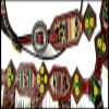 Showman Cheetah/Serape Print Browband Headstall & Fringe Breast Collar Set view 4