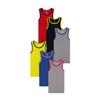 Buyless Fashion Boys Scoop Neck Tagless Undershirts Soft Cotton Tank Top (6 Pack) 5-6 view 2