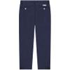 Buyless Fashion Boys Husky Straight Fit Cotton-Poly American Classic Long Pants - 21S21-NVY-4 Navy view 3